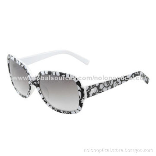 New arrival black and white porcelain sun glasses, meet CE FDA standards